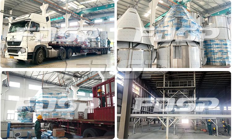 Liangyou Co., Ltd.が建設を請け負い、済南自由貿易区に10トンの生混合粉末生産ラインの納入と設置が進行中